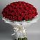 Букет 101 Красная роза Блэк Мэджик в Каясуле
