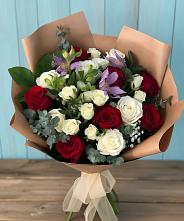 Букет цветов из:  Розы и Альстромерии в Каясуле