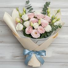 Букет цветов из:  Лизиантусы #REPLACE_PRED# Каясуле