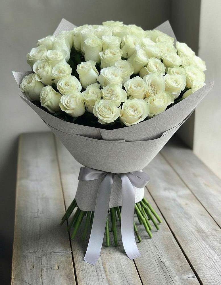 Букет 35 Белых роз в Каясуле