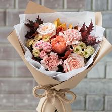 Букет цветов из:  Гвоздики, Хризантемы и Розы в Каясуле