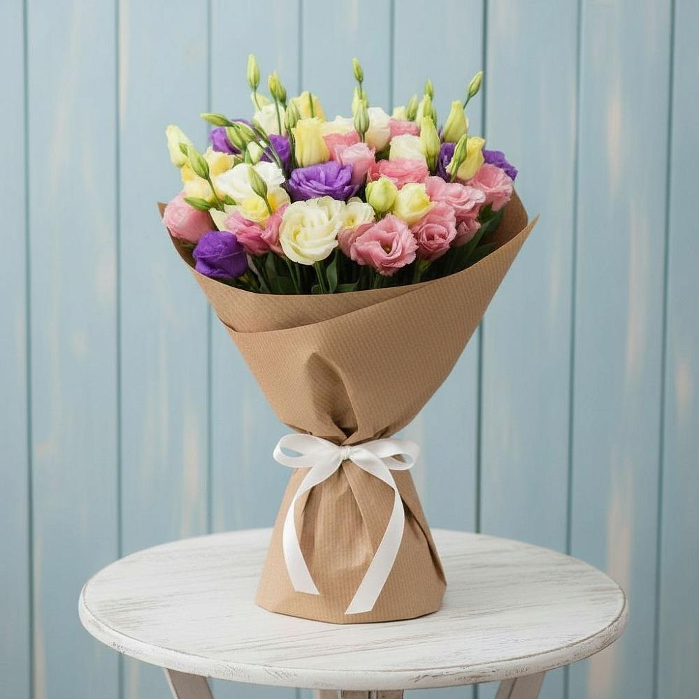 Букет цветов из: Лизиантусы в Каясуле