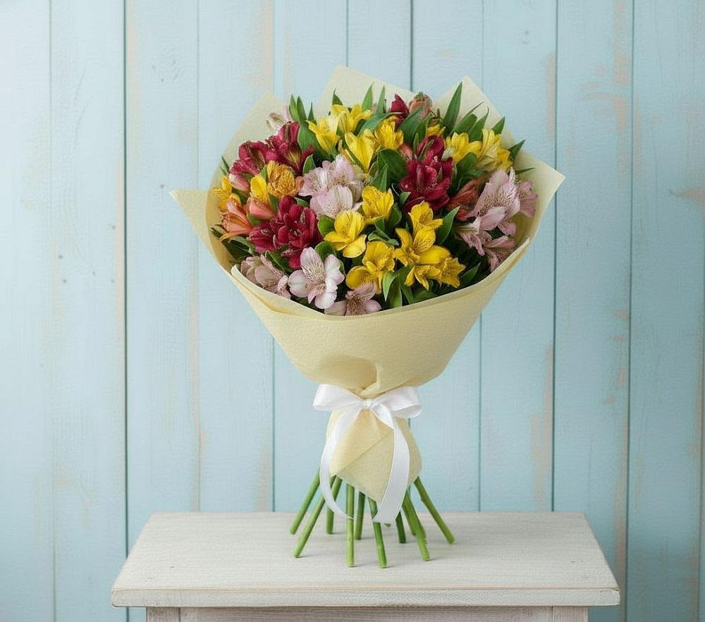 Букет цветов из: Альстромерии в Каясуле