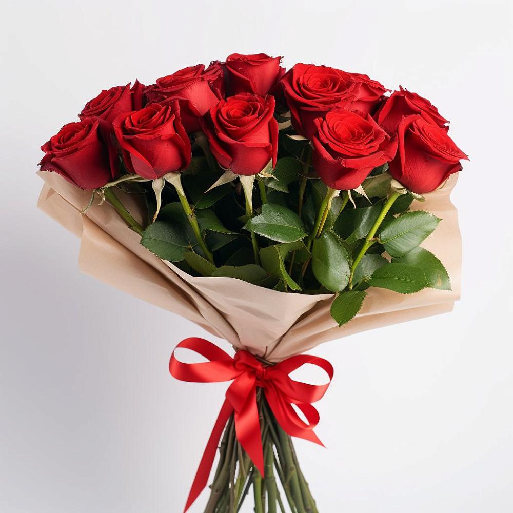 Букет 11 Красных роз Эдлесс Лав в Каясуле