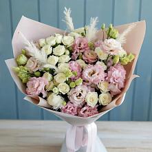 Букет цветов из:  Альстромерии и Розы в Каясуле