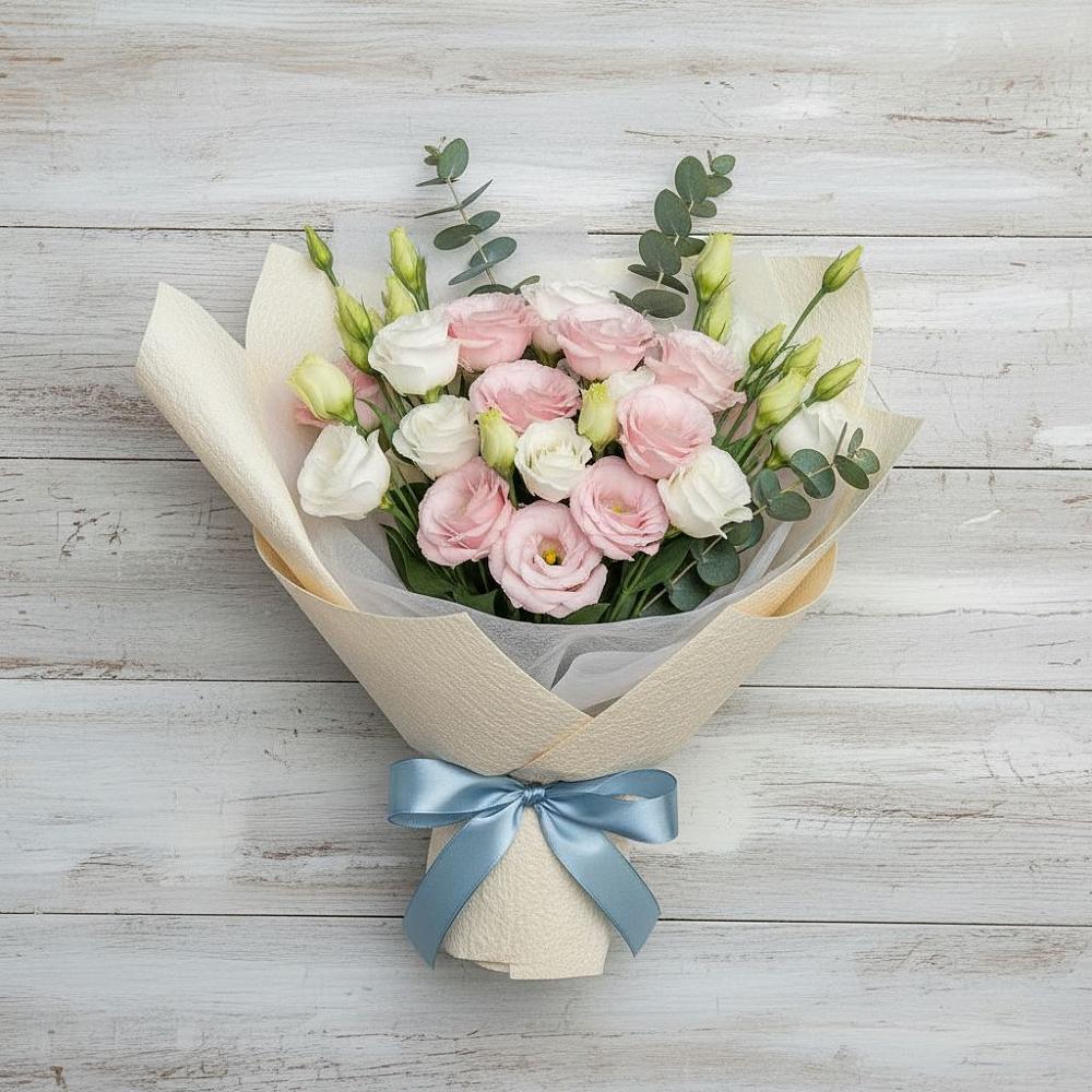 Букет цветов из: Лизиантусы в Каясуле